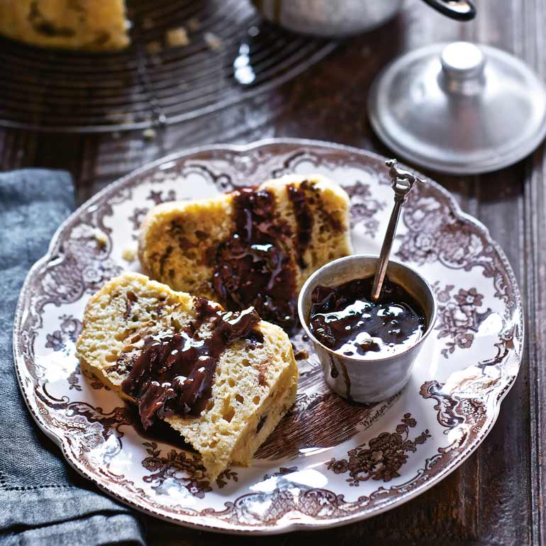 Boffert met paddenstoelen & stroopsaus