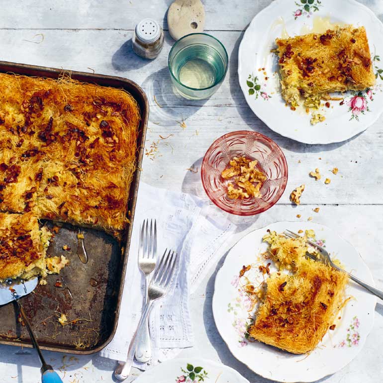 Hartige taart met kaas  & courgette