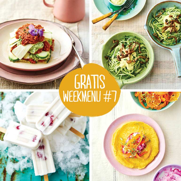 Gratis weekmenu Eet jezelf stralend gezond