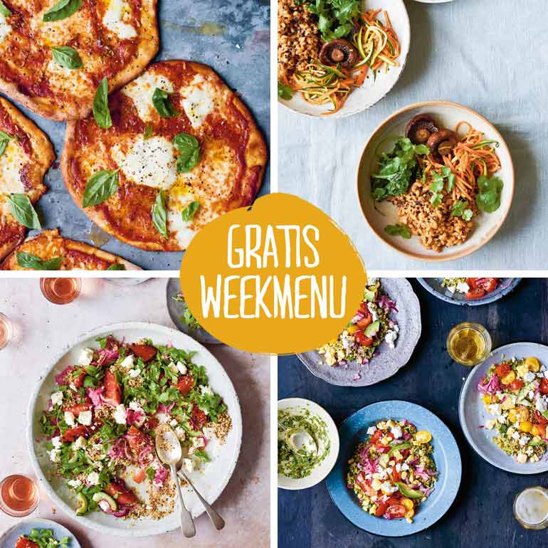 Gratis weekmenu 100% Vokoren