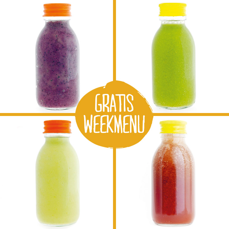 Gratis weekmenu ‘Groene sapjes’