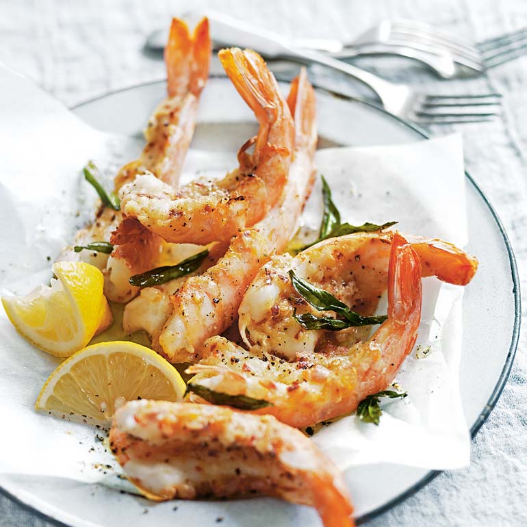 Knoflook-dragon garnalen