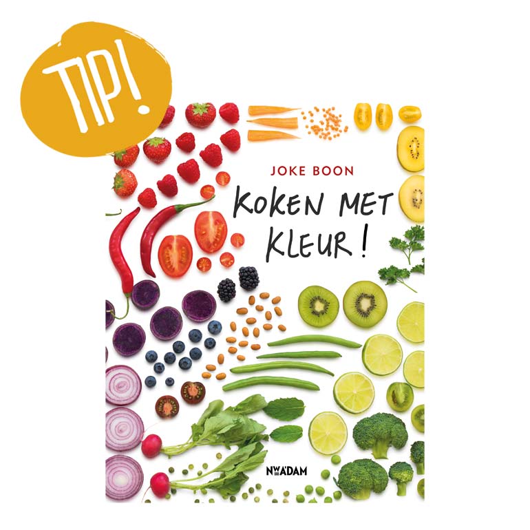 Boek-tip: Koken met kleur van Joke Boon