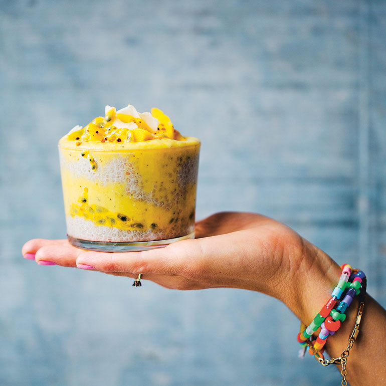 Mango-chiaparfait smoothie