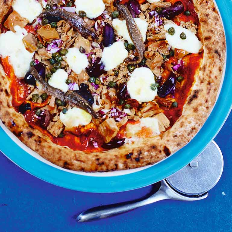Pizza met Tonijn