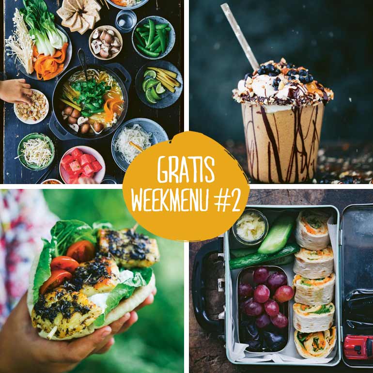 Gratis weekmenu The Little Green Kitchen