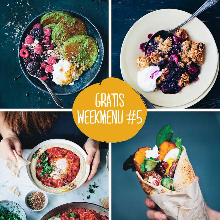 Gratis weekmenu The Green Kitchen at Home