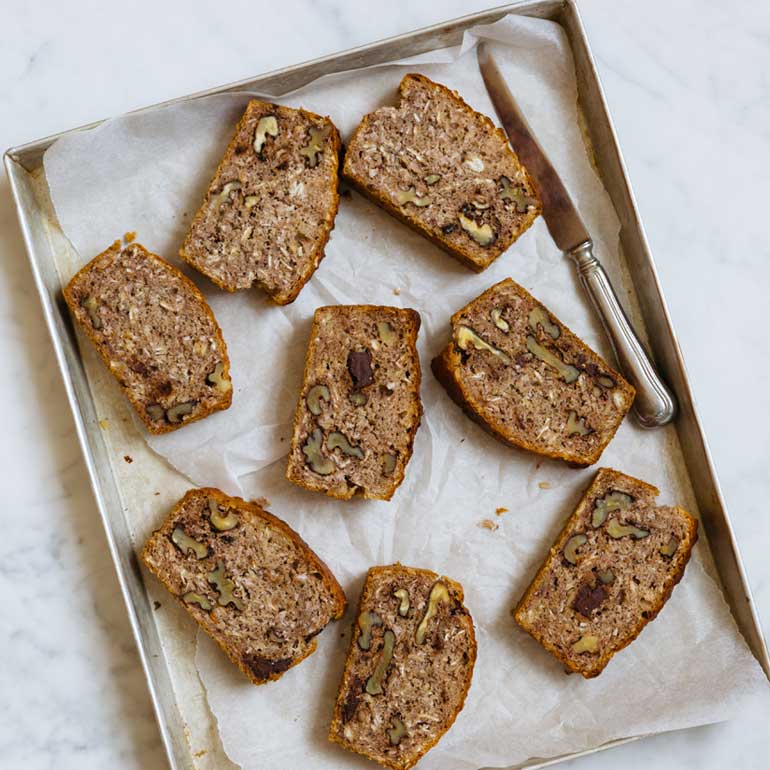 Bananenbrood met walnoten