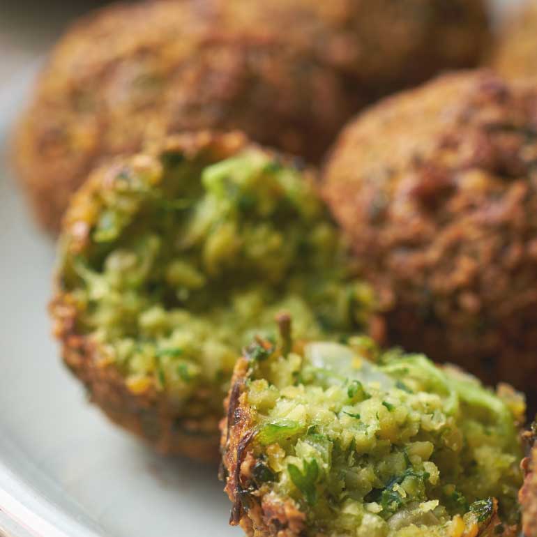 Groene falafel
