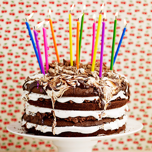 Chocolade stapeltaart