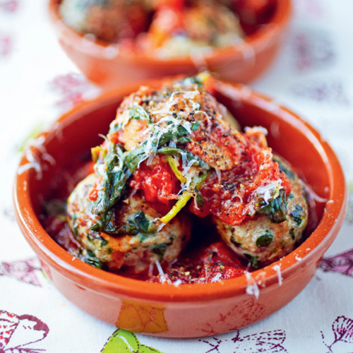 Spinazie gehaktballetjes